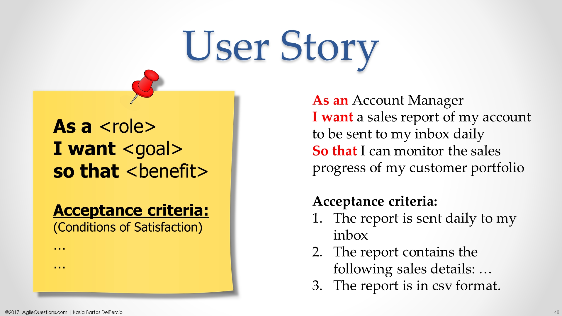 How to write a User Story? – AgileQuestions.com